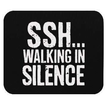 Discover Ssh Walking In Silence Trend Silent Walking Mouse Pads