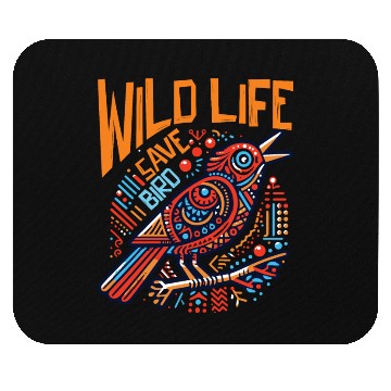 Discover Save Bird in the wildlife Mouse Pads