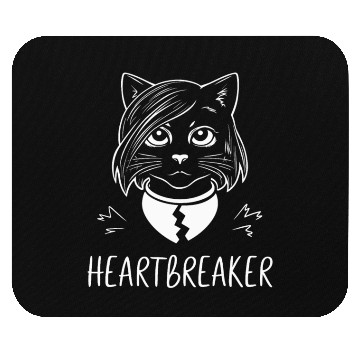 Discover Gothic Emo Cat Design For Cat Lovers And Mouse Pads