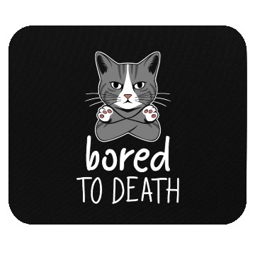 Discover Gothic Emo Cat Design For Cat Lovers And Mouse Pads