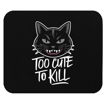 Discover Gothic Emo Cat Design For Cat Lovers And Mouse Pads
