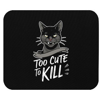 Discover Gothic Emo Cat Design For Cat Lovers And Mouse Pads