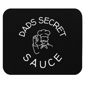 Discover Dads Secret Sauce Cooking Design Mouse Pads