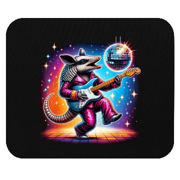 Discover Disco Ball Guitar Armadillo Mouse Pads