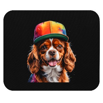 Discover Cavalier Charles Spaniel Snapback Graphic Mouse Pads