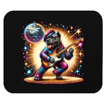 Discover Disco Cane Corso dog Mouse Pads
