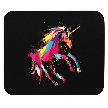 Discover Unicorn Rainbow Animal Zoo Mouse Pads