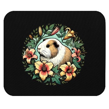 Discover Guinea pig illustration Premium Mouse Pads