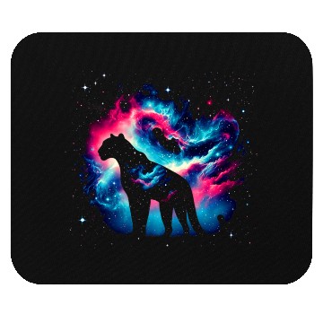 Discover Cool Leopard Galaxy Space Art Mouse Pads