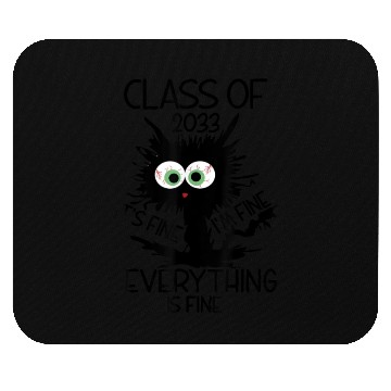 Discover Funny Design Graduation Year 2033 Mouse Pads
