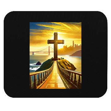 Discover San Francisco Catholic Mouse Pads