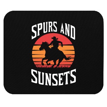 Discover Cowboy Lifestyle Western Theme with Horses and Mouse Pads