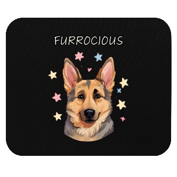 Discover Furrocious German Shepherd Mouse Pads