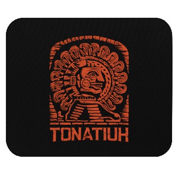 Discover Aztec God Ancient Mythology Tonatiuh Sun and Mouse Pads