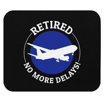 Discover Retired Flight Attendant Aviation Cabin Crew Mouse Pads