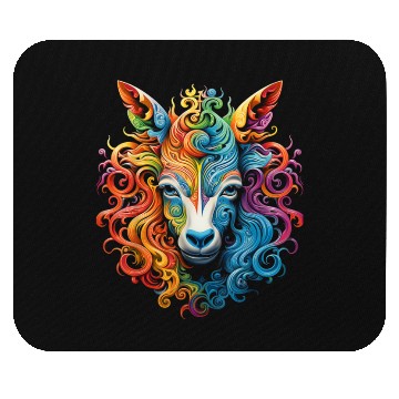 Discover Mandala Animal Graphic Colorful Mouse Pads