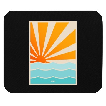 Discover Mono Beach Club - Sunset & Ocean Mouse Pads
