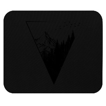 Discover Mountain forest Mouse Pads