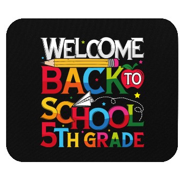 Discover Welcome Back to School 5th Grade Mouse Pads teacher