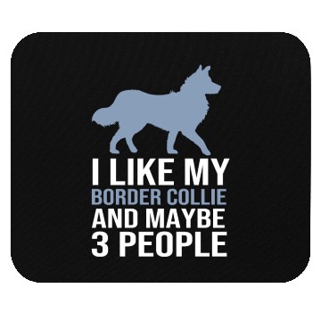 Discover Funny Dog Lover Border Collie Mouse Pads