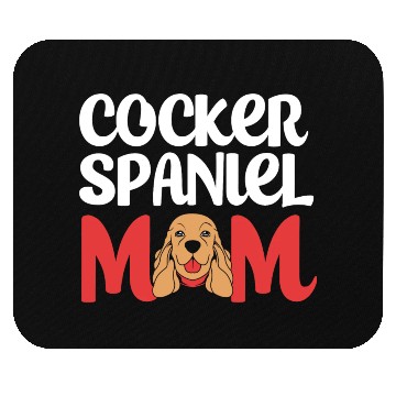Discover Cute Dog Lover Brown Cocker Spaniel Mom Mouse Pads