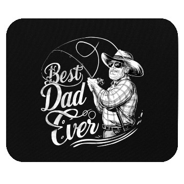 Discover Fishing Dad Best Dad Ever Te Mouse Pads