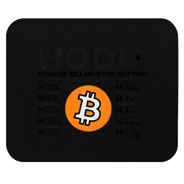 Discover HODL Bitcoin Crypto Design Mouse Pads