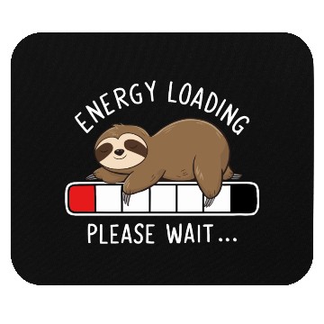 Discover Sleeping Sloth Battery Charging Bar Mouse Pads