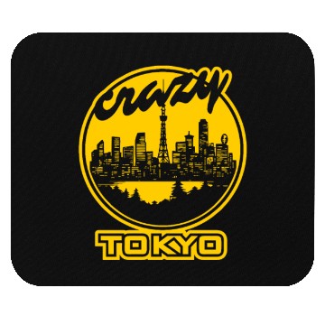 Discover Crazy yellow Tokyo Mouse Pads
