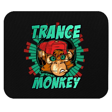 Discover Trance Monkey Mouse Pads