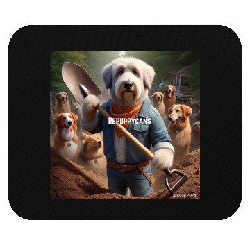 Discover Funny and cute animal or pet Republican Mouse Pads