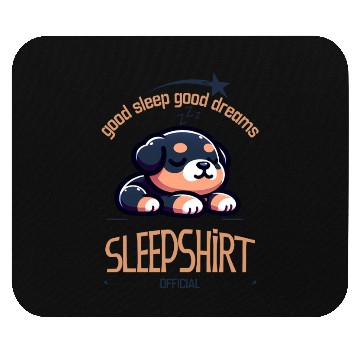 Discover Puppy Dog Official sleepshirt good night Mouse Pads