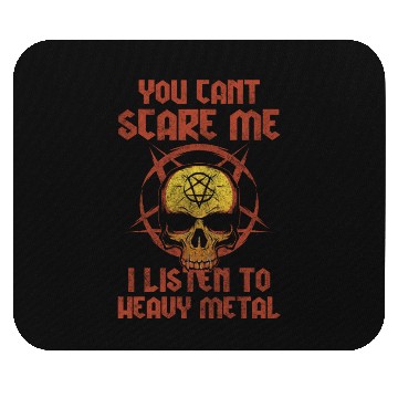 Discover Rock and Roll Band Skull Heavy Mouse Pads