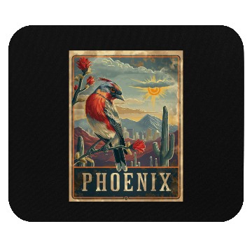 Discover Retro Phoenix Arizonna Mouse Pads