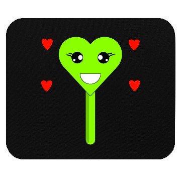 Discover Cuttie Green Lollipop Mouse Pads