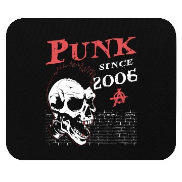 Discover 18 Years Old and Still Punk, Punks Not Dead, Punk Mouse Pads