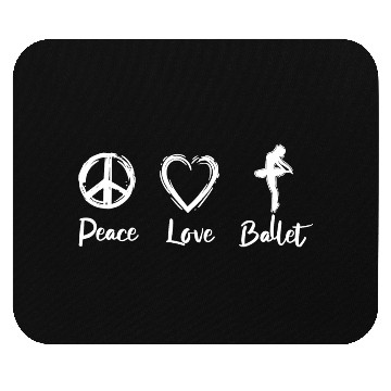 Discover I Love Ballet Mouse Pads