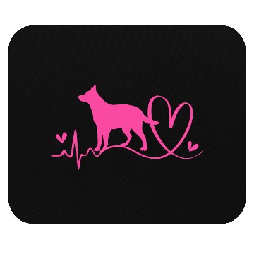 Discover Cute Heartbeat Australian Cattle Dog For Women Mouse Pads