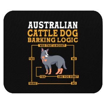Discover Blue Heeler Australian Barking Logic Cattle Dog Mouse Pads