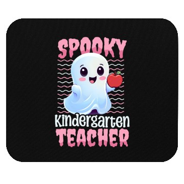 Discover Kindergarten Teacher Spooky Kindergarten Teacher Mouse Pads