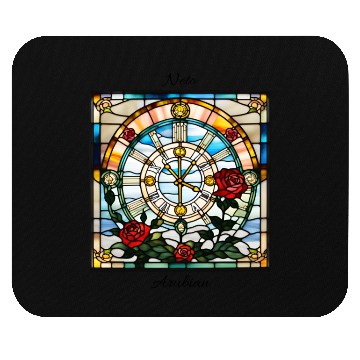 Discover "Time" church window design Mouse Pads
