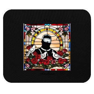 Discover "Trooper" church window design Mouse Pads
