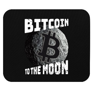 Discover Bitcoin to the moon! Cryptocurrency Crypto Mouse Pads
