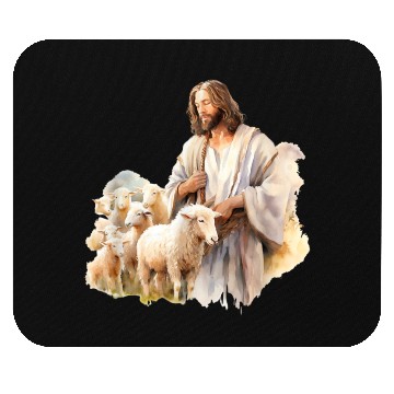 Discover Lord Jesus Church Sheep Peace Mouse Pads
