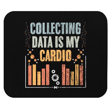Discover Collecting Data Is My Cardio Retro Data Science Mouse Pads