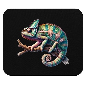 Discover fascinating, lively chameleon motif Mouse Pads