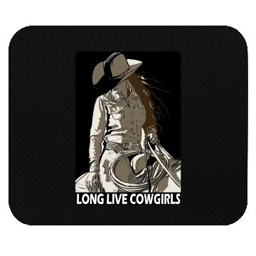 Discover cowgirl Mouse Pads