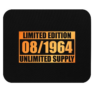 Discover 60th birthday Limited Edition - ꝏ Supply 08/1964 Mouse Pads