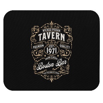 Discover Wicked Pissah Boston Bar Funny Wicked Pissah Mouse Pads