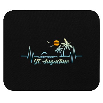 Discover Augustine Florida Souvenir Spring Break Mouse Pads